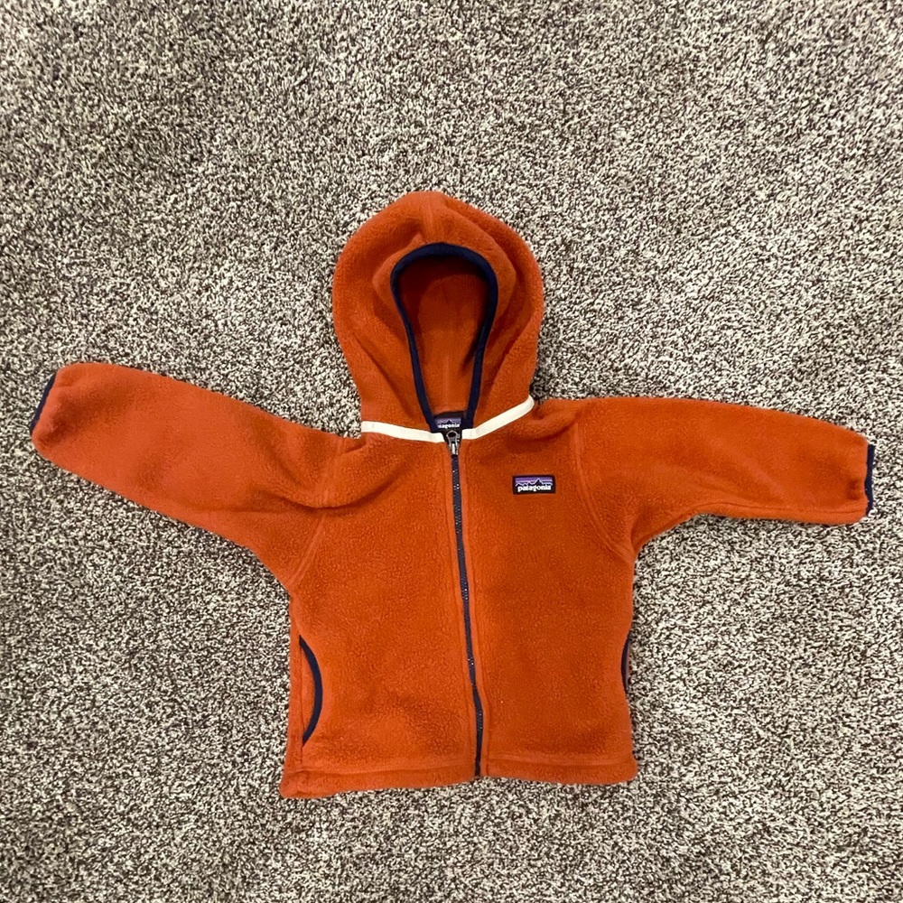 Orange Patagonia Fleece
